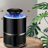 USB Tyst Mygglampa – Automatisk Insektsfångare med Blått Ljus Carvallo