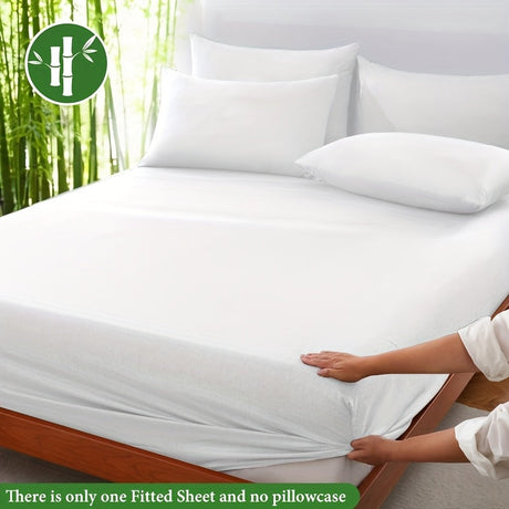 Sommar Cool Bamboo Fiber Fitted Sheet – Lyxig Andas Komfort Carvallo