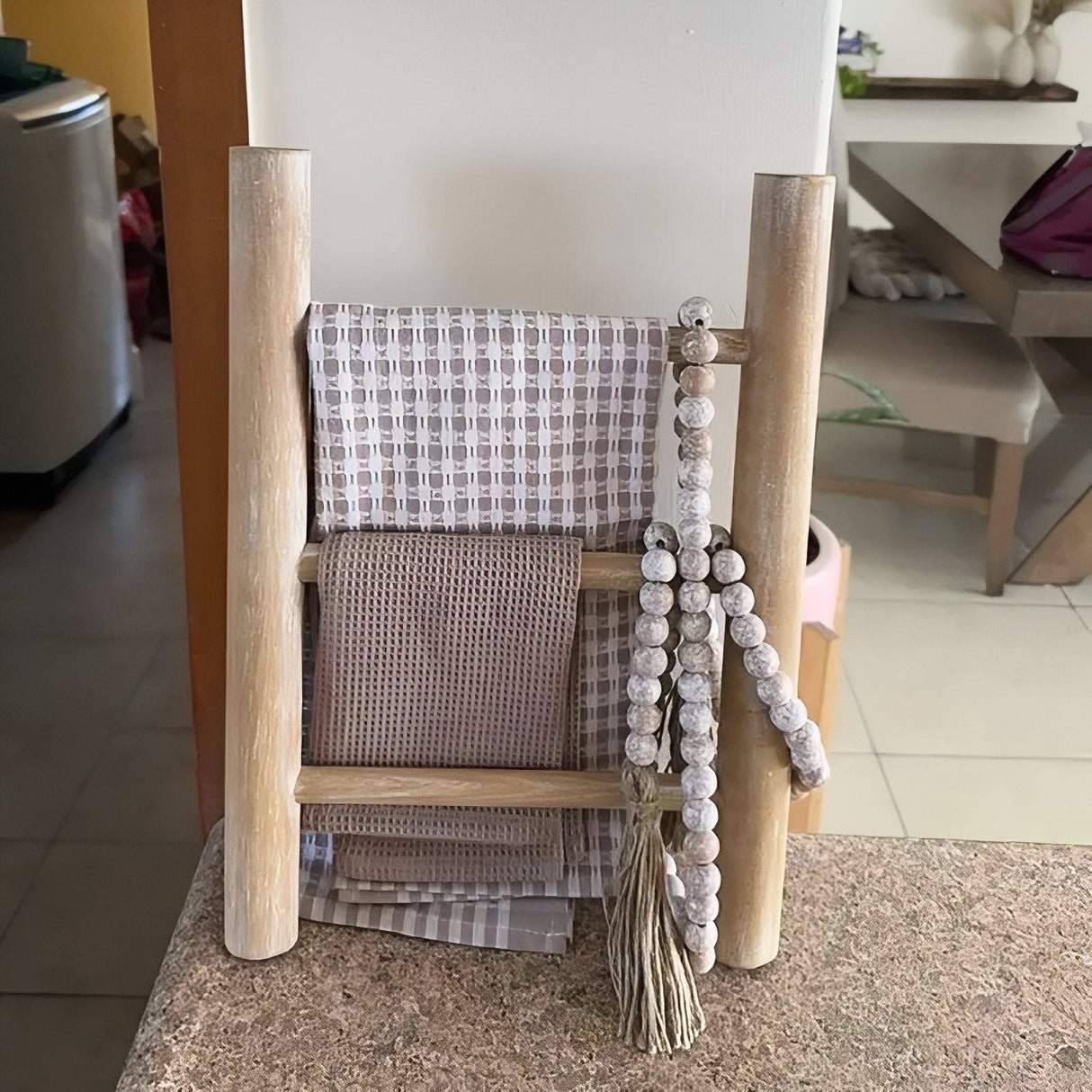 RustiRack – Trästige Handdukshållare för Stilig och Funktionell Förvaring Carvallo