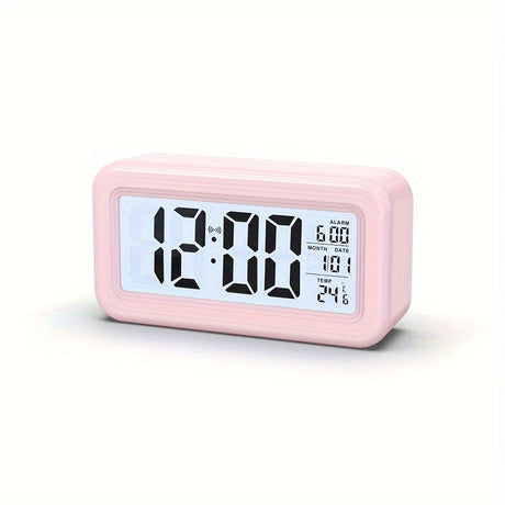 Digital väckarklocka med LCD-skärm - Datum- och temperaturvisning Carvallo