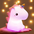 UnicornGlow - Varmt Enhörnings Nattlampa med 7 Färger och Ögonskydd Carvallo