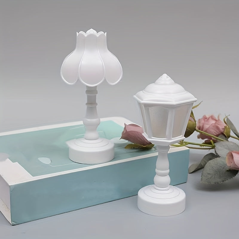 LumiDeco - Retro LED Mini Bordslampa Heminredning Nattlampa Carvallo