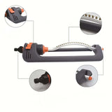 Carvallo - 19 håls justerbar sprinklare för trädgårdsvattning Carvallo