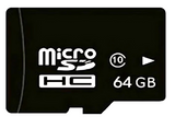 Minneskort 64GB Klass 10 Micro SD Lagring Carvallo