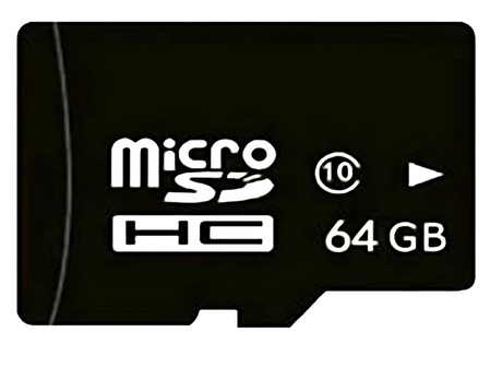 Minneskort 64GB Klass 10 Micro SD Lagring Carvallo