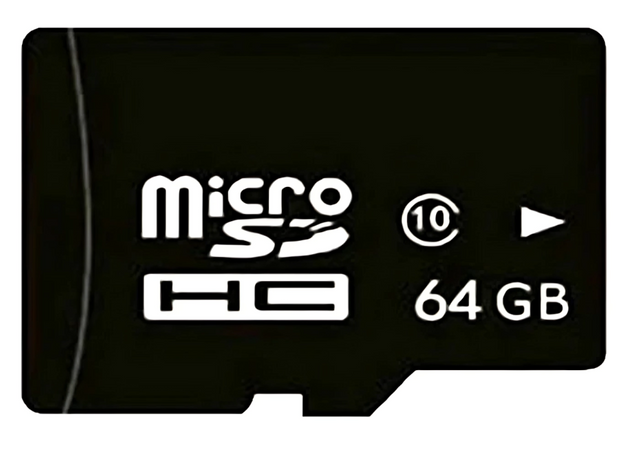 Minneskort 64GB Klass 10 Micro SD Lagring Carvallo