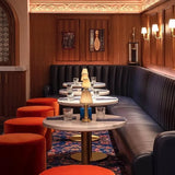 Carvallo – Sladdlös Bordslampa med Fin Tygskärm och LED-belysning Carvallo