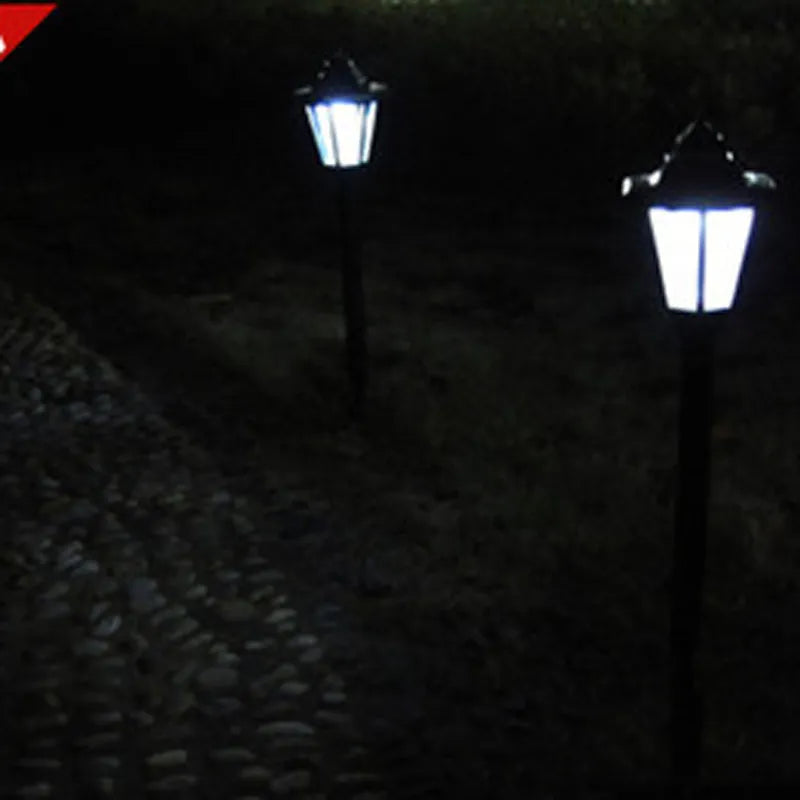 Solar trädgårdslampa med LED – utomhusbelysning för terrass och trädgård i klassisk lampdesign Carvallo