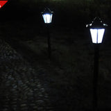 Solar trädgårdslampa med LED – utomhusbelysning för terrass och trädgård i klassisk lampdesign Carvallo