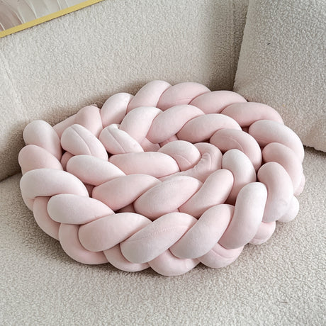 Handgjord Knapp Vloerkudde - Geometrisk Mönster, Tvättbar, 78-tum, Helårs Dekorativ Kuddfyllning med Polyester Carvallo