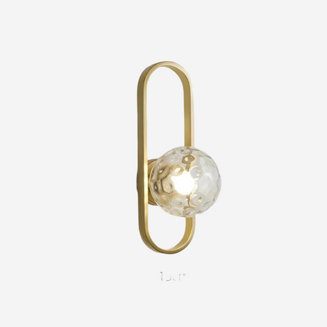 Modern konstnärlig vägglampa Carvallo