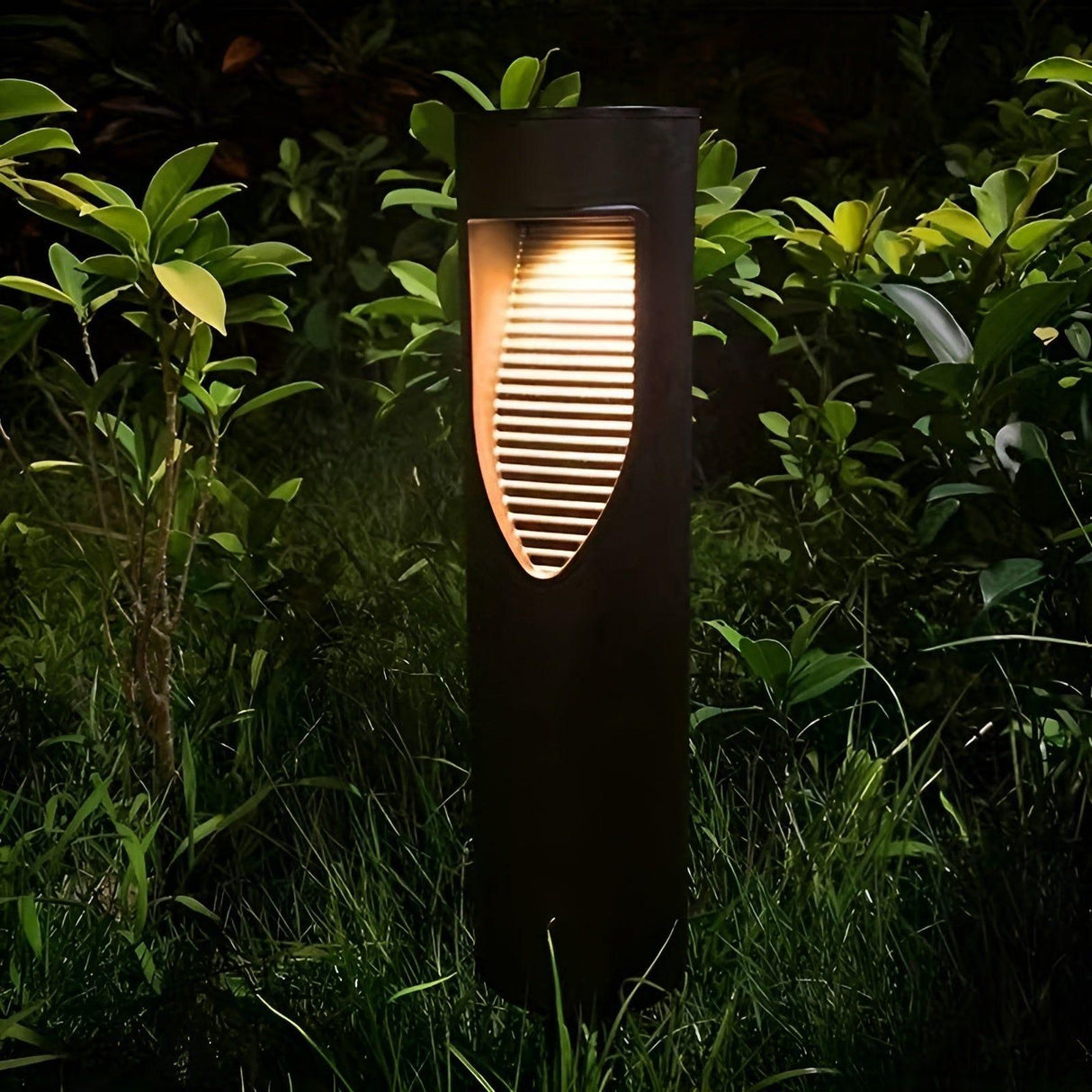 Carvallo Solar Trädgårdslampa Cylinder | Varmvit Ljus | Vattentät & Trådlös | Touch-kontroll Carvallo