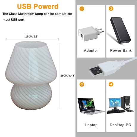 Randig Bordslampa - Atmosfärisk och Tidlös Design Carvallo