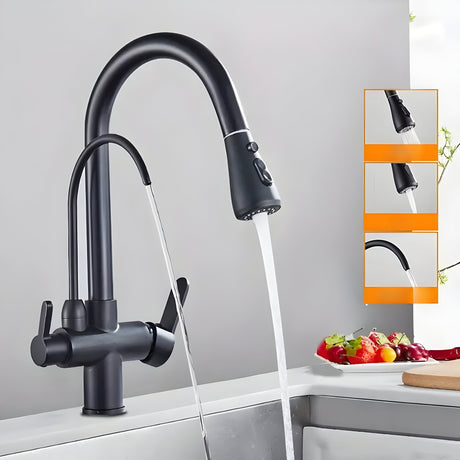 OrbiTap - Blandare med två handtag och filtersystem Carvallo