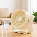 Portabel USB Skrivbordsfläkt för Tyst Kylning Carvallo