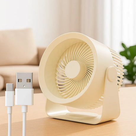 Portabel USB Skrivbordsfläkt för Tyst Kylning Carvallo