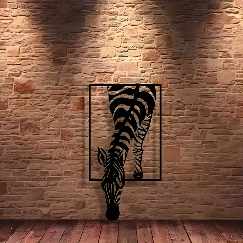 Zebra Silhouette Väggdekoration - Stilfull Elegans för Ditt Utrymme Carvallo