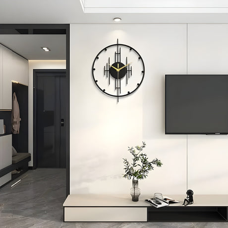 MonoMetal Klocka – Minimalistisk metallklocka med tyst tickande Carvallo