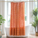 Vintage Inspirerad Rutig Duschgardin Carvallo
