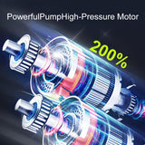 Carvallo Bärbar Luftkompressor | 150 PSI Effekt | LCD-Display & LED-Ljus | Trådlös Carvallo