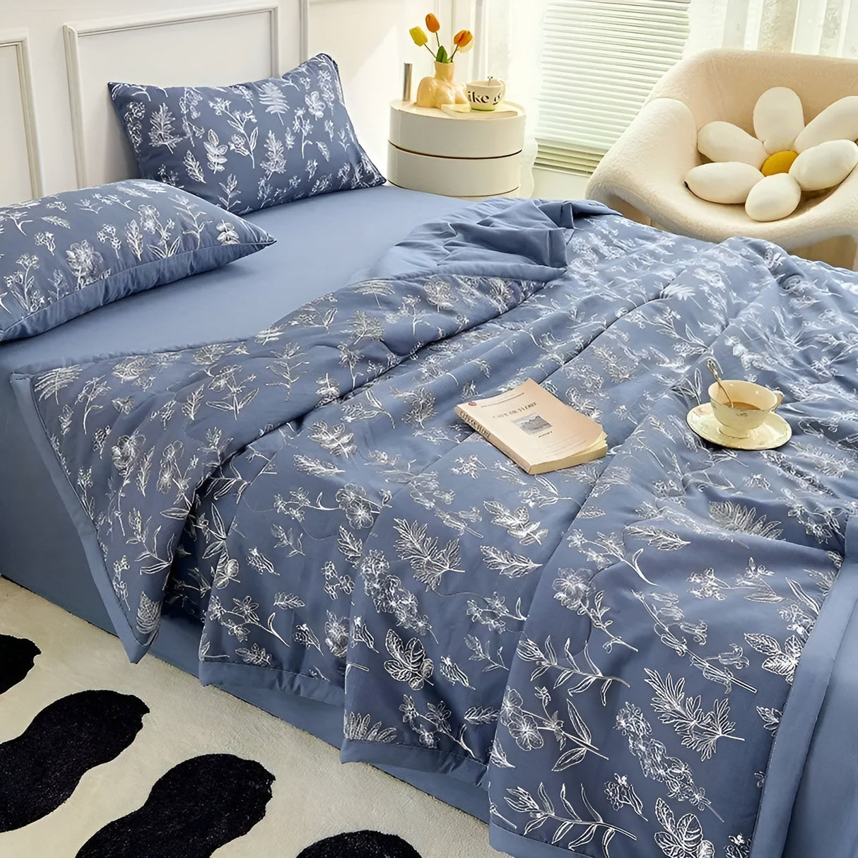 Sommarduvetöverdrag Set – Lätt och Hudvänlig | 2–3 Delar Tillverkat av Mikrofiber Carvallo
