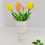 Retro Eisen-Blomkruka med handtag – Dekorativ metallblomkruka för hemmet Carvallo