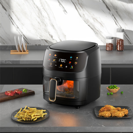 Stor kapacitet digital luftfritös för hemmet Carvallo