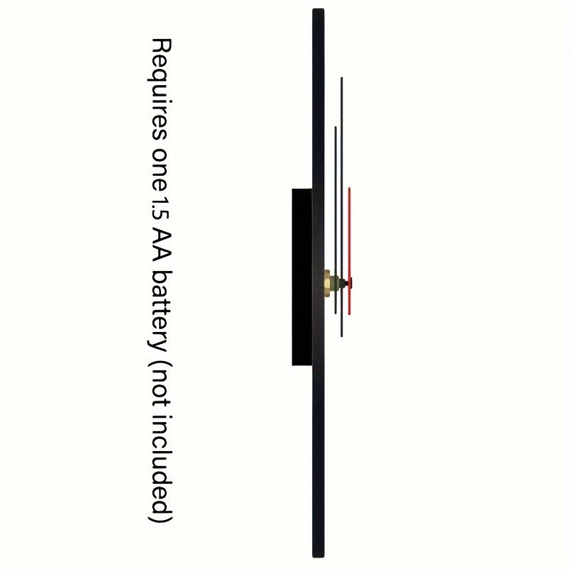 Minimalistisk Träväggklocka – Stilren, Ingen Tikande Ljud, Perfekt för Inredning Carvallo
