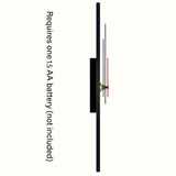 Minimalistisk Träväggklocka – Stilren, Ingen Tikande Ljud, Perfekt för Inredning Carvallo