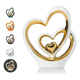 Dekofigur Doppelherz - Romantiskt ornament för bröllop och vardagsrum Carvallo