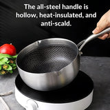 Modern Kastrull i Rostfritt Stål med Glaslock Carvallo