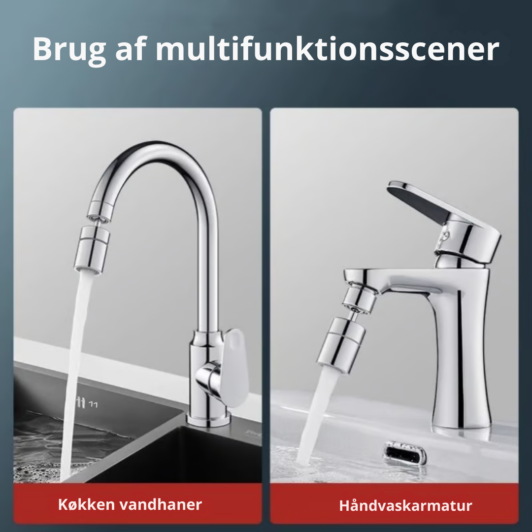 Carvallo – 720° rörelsefrihet för fläckfria handfat Carvallo