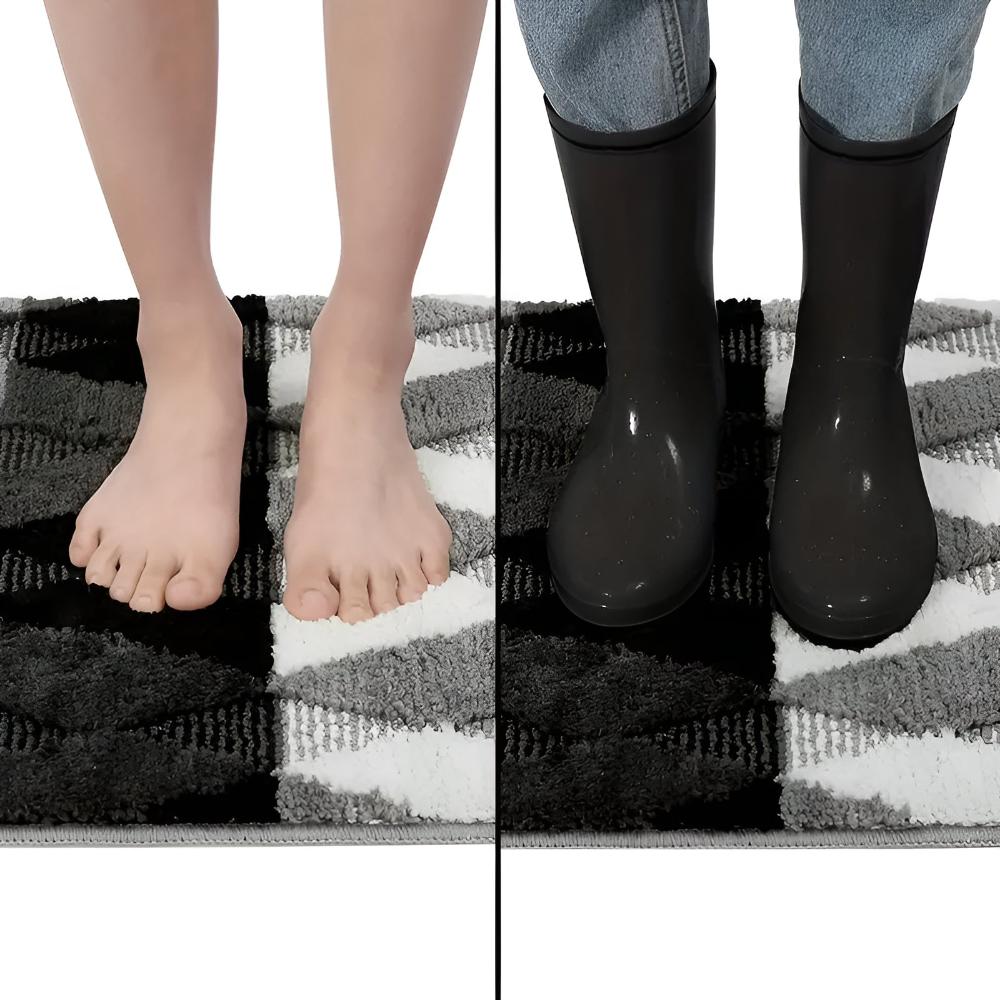 Mjuk Mikrofiber Halkfri Geometrisk Matta Carvallo