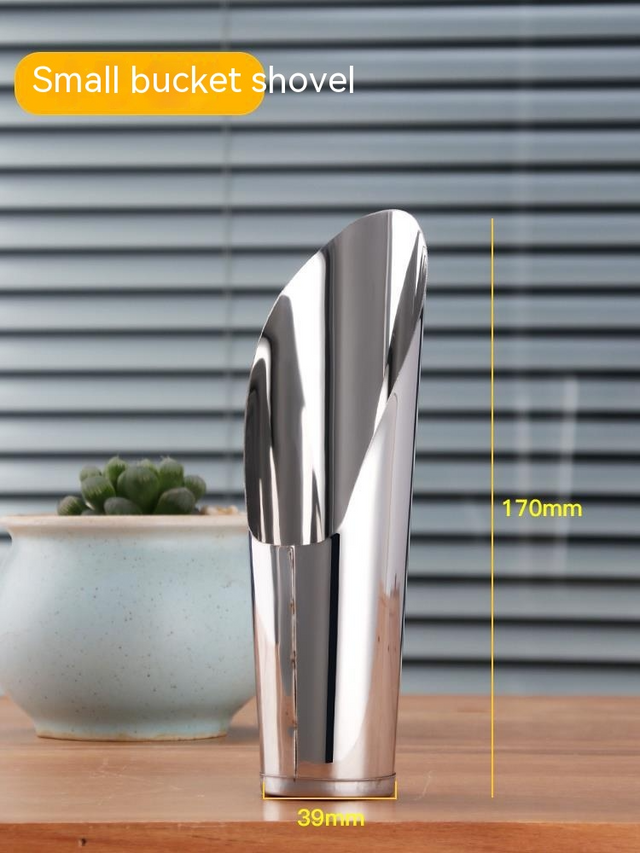 Rostfritt stålspade för blomjord – Robust planteringsspade för trädgård och balkong Carvallo