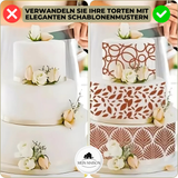 DecoLace™ - DIY-tårtdekorationsform i spets Carvallo