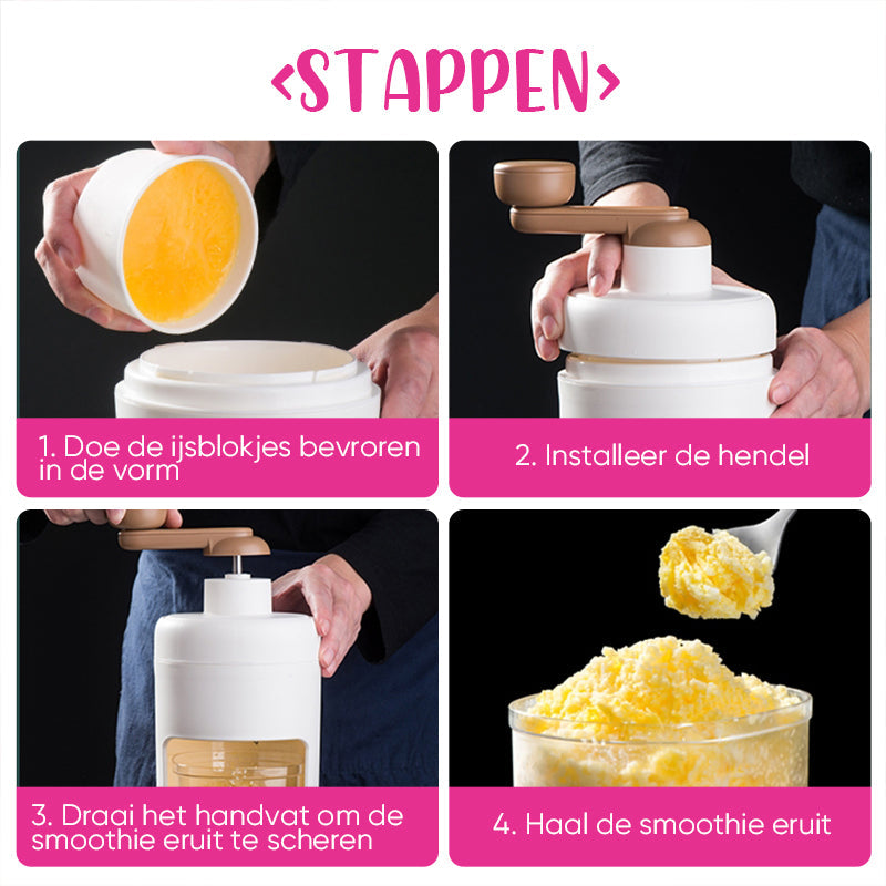 FrostCrush – Kompakt handvevd iskross MILA Sverige