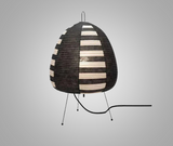 LumiZen – Japansk Pappers Taklampa i Retro Stil, Traditionell Belysning för Sovrum och Vardagsrum Carvallo