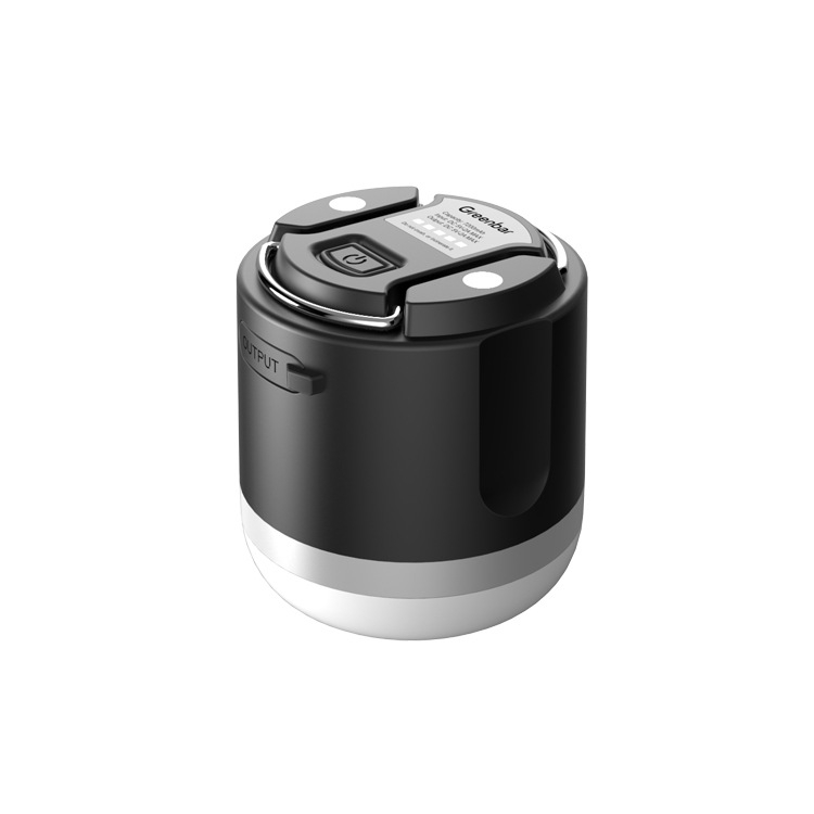 Bärbar LED Campinglampa med Powerbank – Uppladdningsbar, USB-port, för utomhus och nödsituationer Carvallo