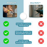 Carvallo – Stark förbindelser utan skruvar på sekunder (Inkl. 100 pinnar) Carvallo