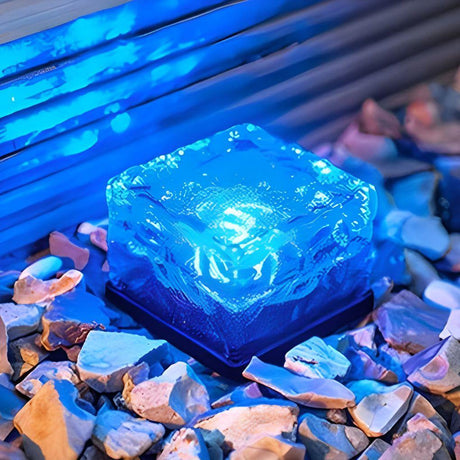 IceGlow Light - Vattentät Solenergi LED-lampa i isbitform Carvallo