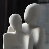 Romantic couple ceramic sculpture Carvallo
