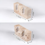 Tidlös Glow Stone Candle holder Carvallo