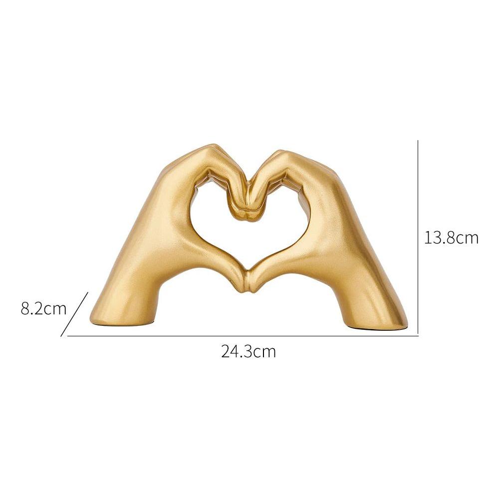 Love Hands - Ästetiskt hjärta händer rumsdekoration Carvallo