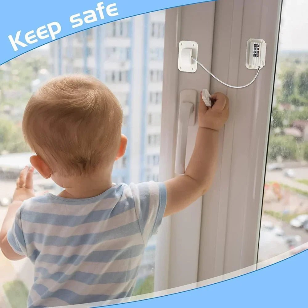 Luxora Säkert Kylskåpsdörr Lås med Kod för Säkerhet Carvallo