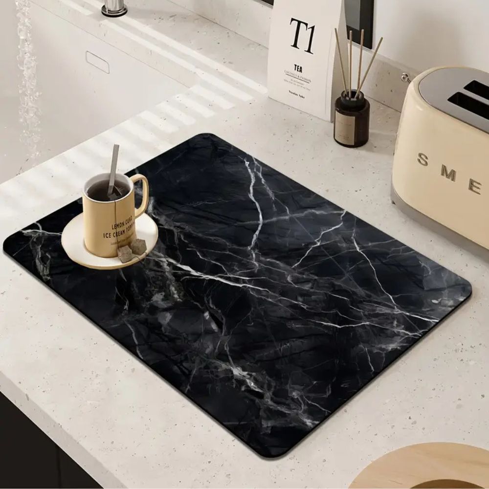 Marmortryck Disk Torkmatta Carvallo