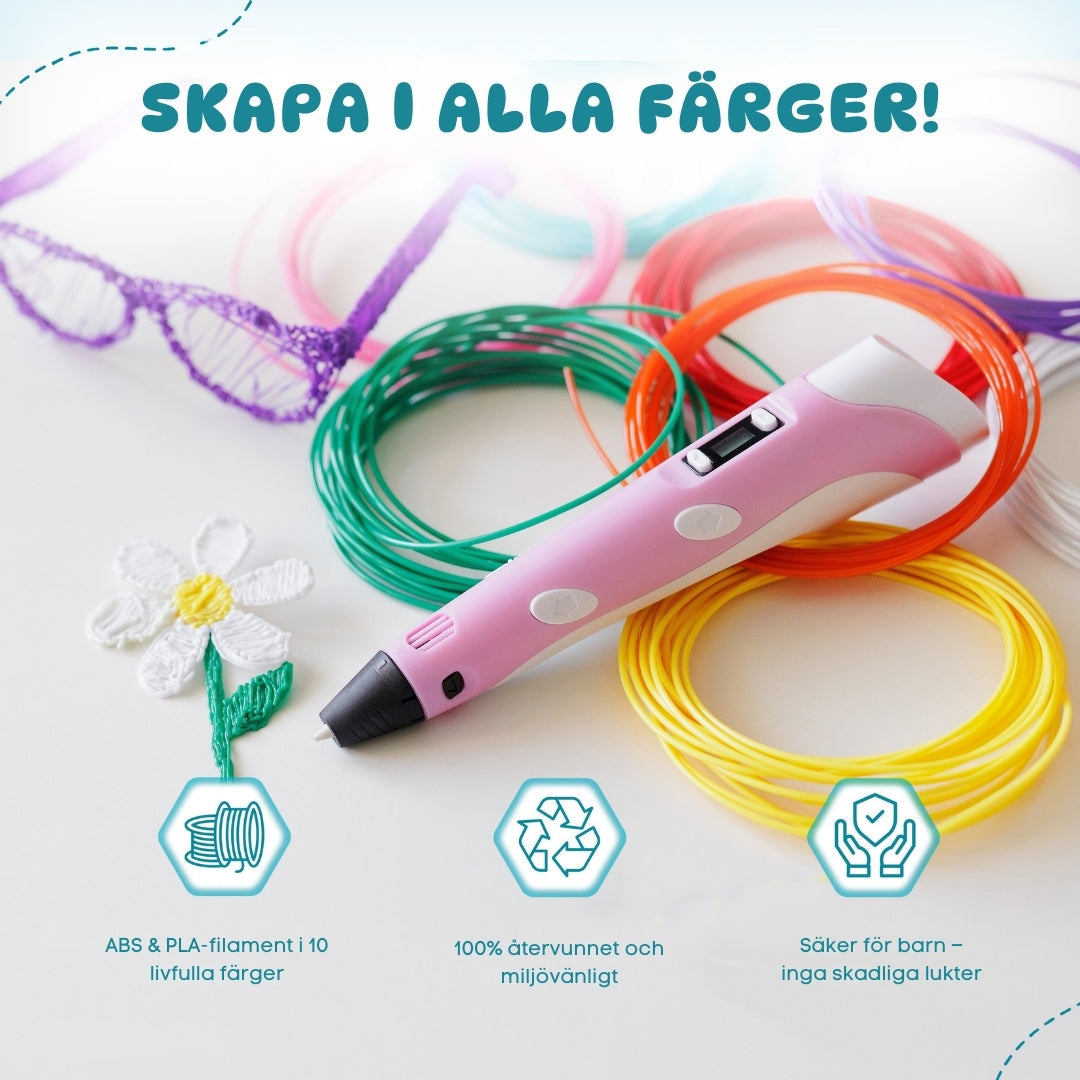 WonderPen™ 3D-penna Startpaket-Hemnix-Hemnix