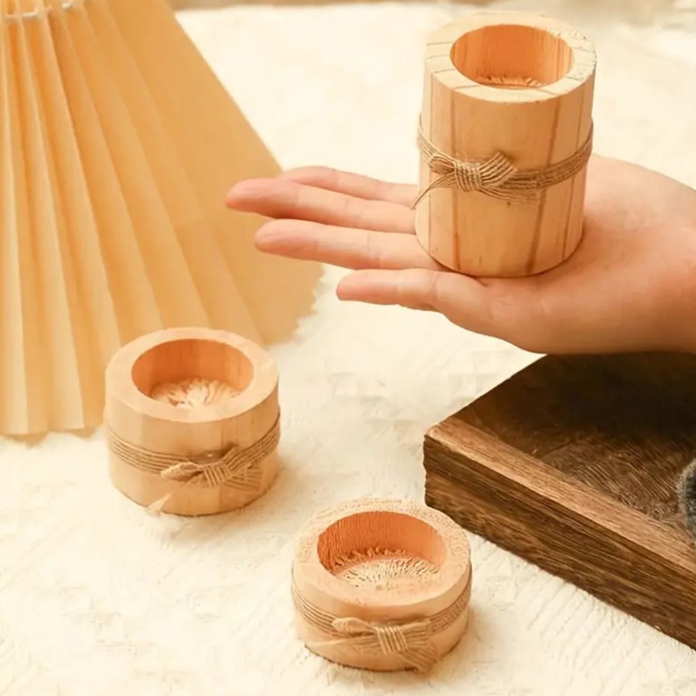 Natural Harmony Bamboo Ljushållare – Set med 3 MILA Sverige
