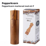 Stjärnholm Salt & Pepparkvarn i Valnöt-Hemnix-Pepparkvarn-Hemnix