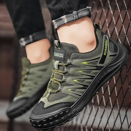 Strider® Ergonomiska sportskor för män-Shoes-Hemnix-Armégrönt-39-Hemnix