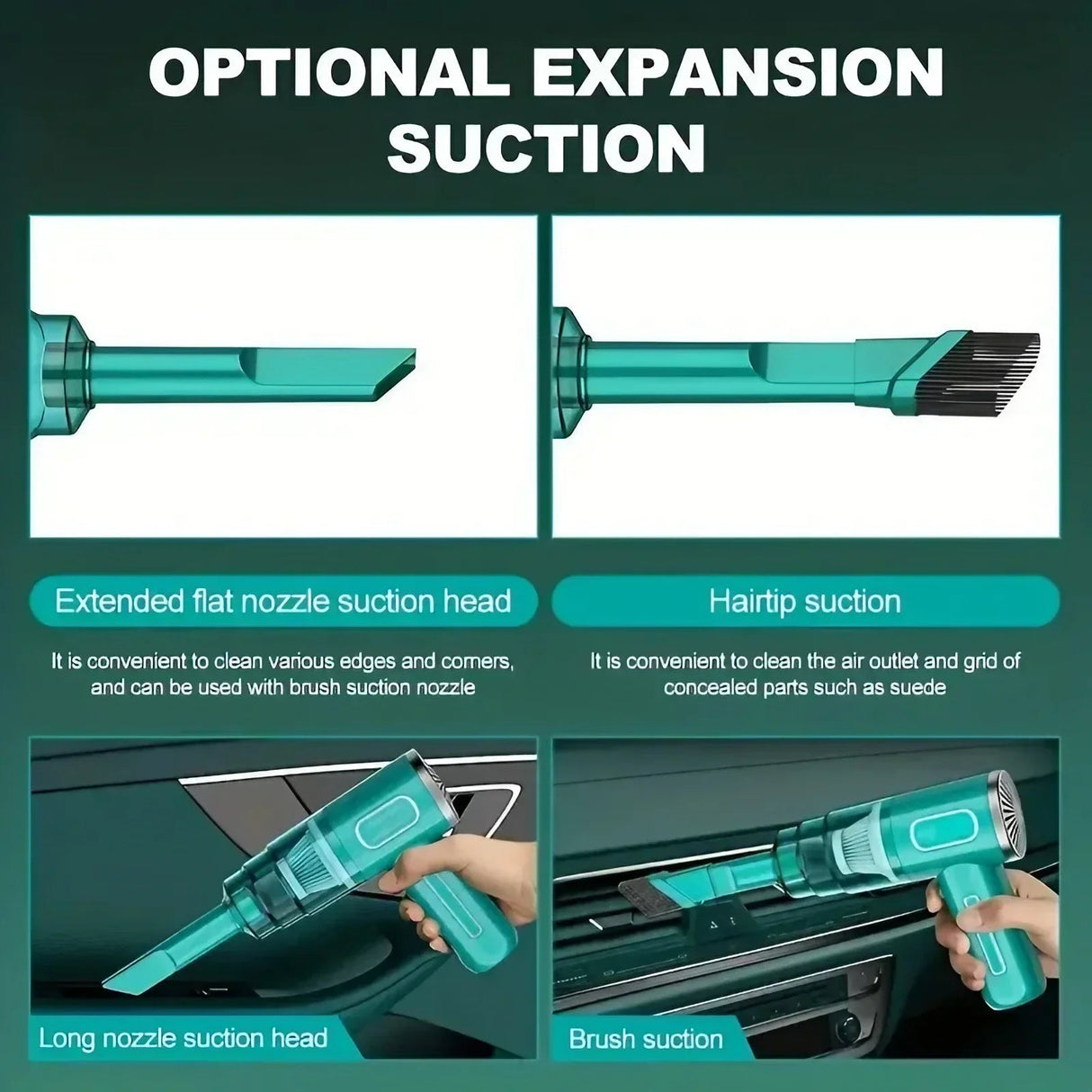 Bärbar Hem- och Bildammsugare Carvallo